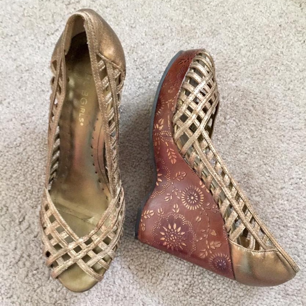 BCBGirls Wooden Wedge Heels